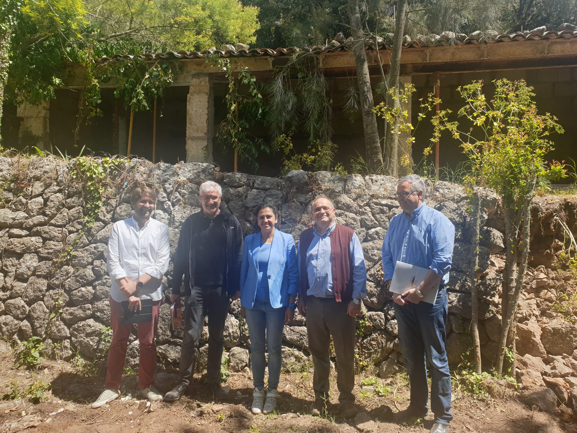 Visita al projecte de l'Aula Natura del Santuari de Lluc.