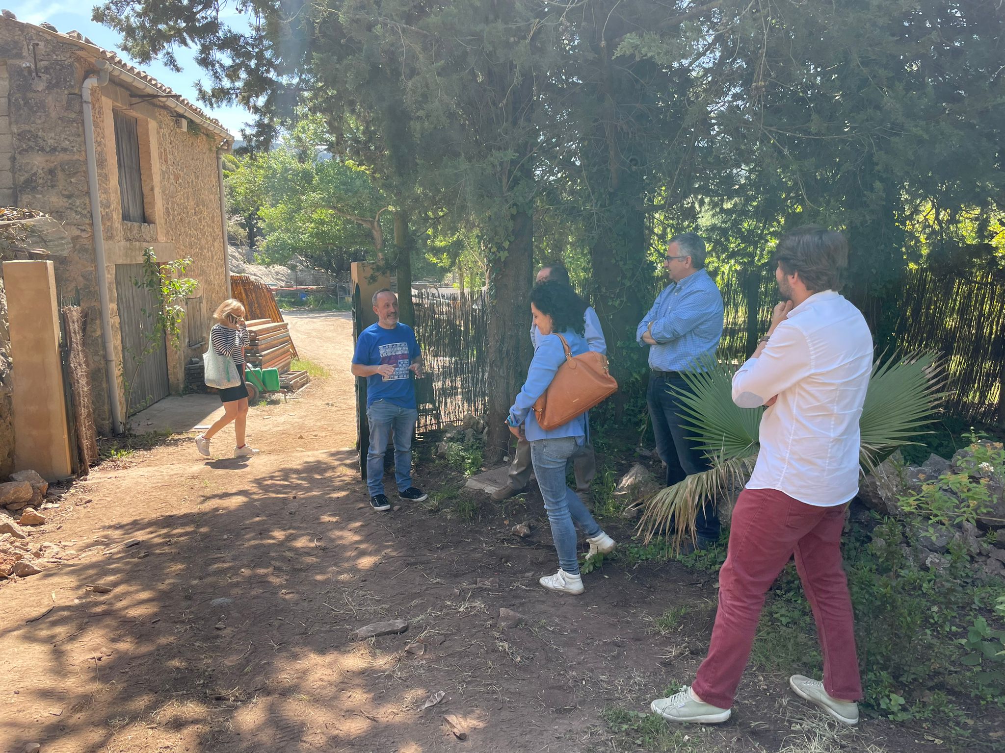 Visita al proyecto del Aula Natura del Santuario de Lluc.