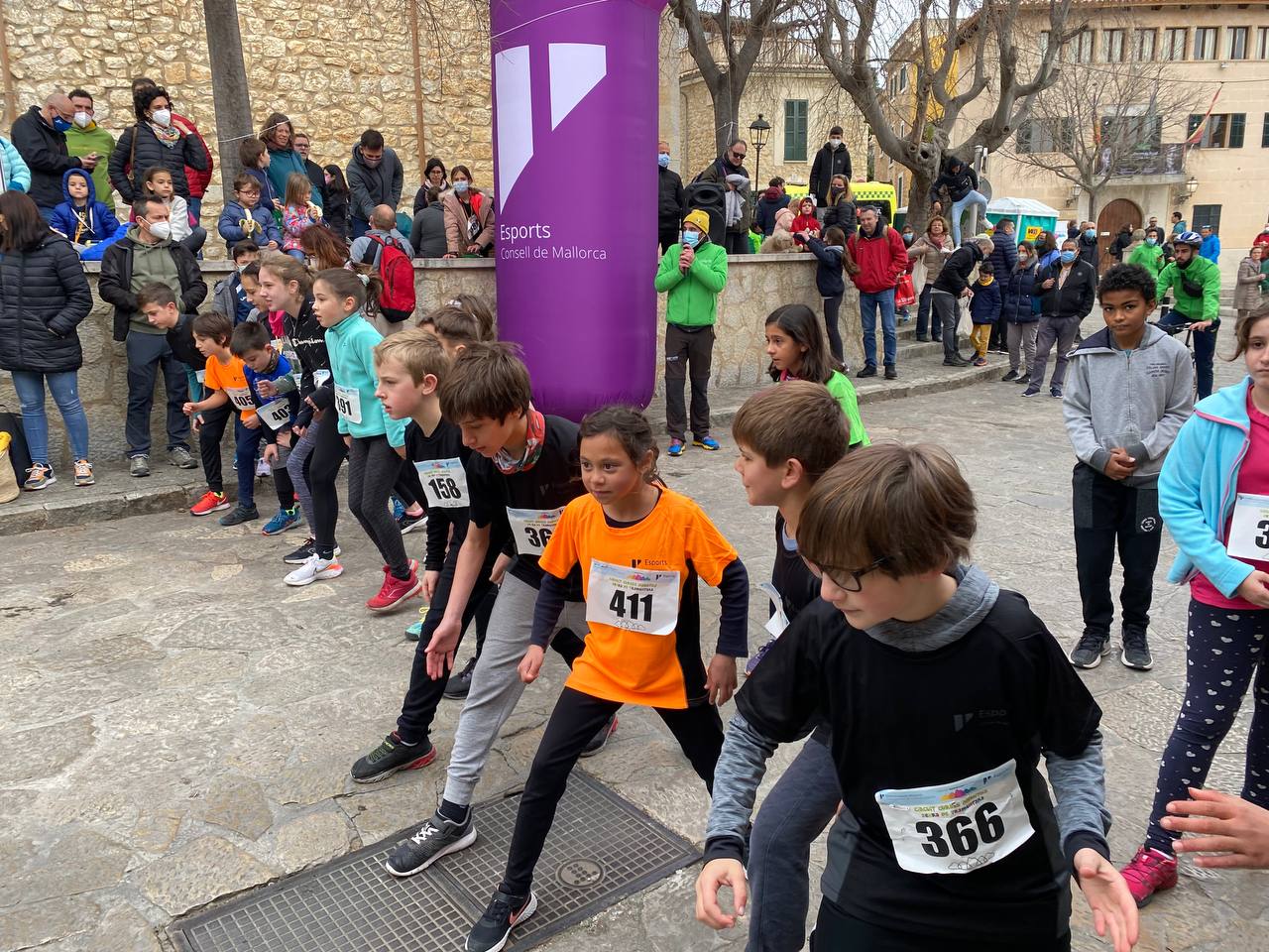 Inici del IX Circuit Curses Infantils Serra de Tramuntana del Consell de Mallorca.