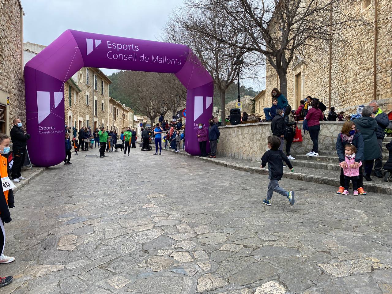 Inici del IX Circuit Curses Infantils Serra de Tramuntana del Consell de Mallorca.