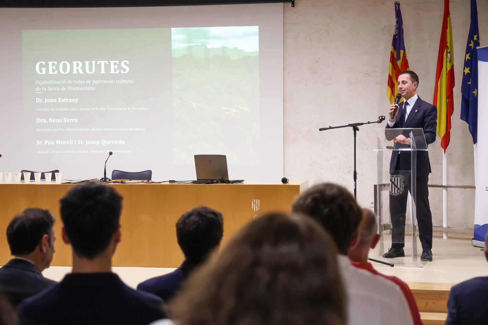 Presentació del projecte «Georutes».