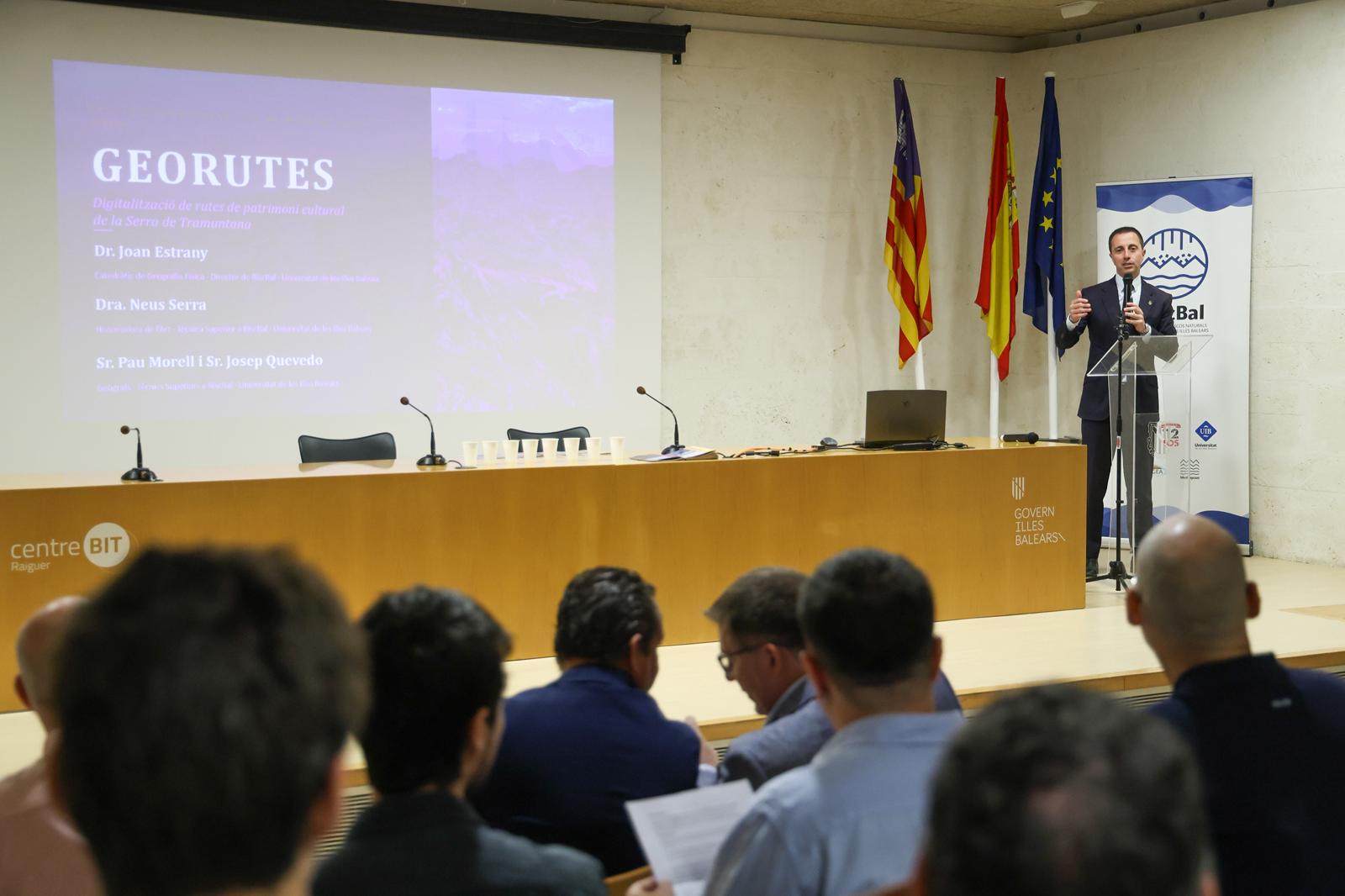 Presentació del projecte «Georutes».