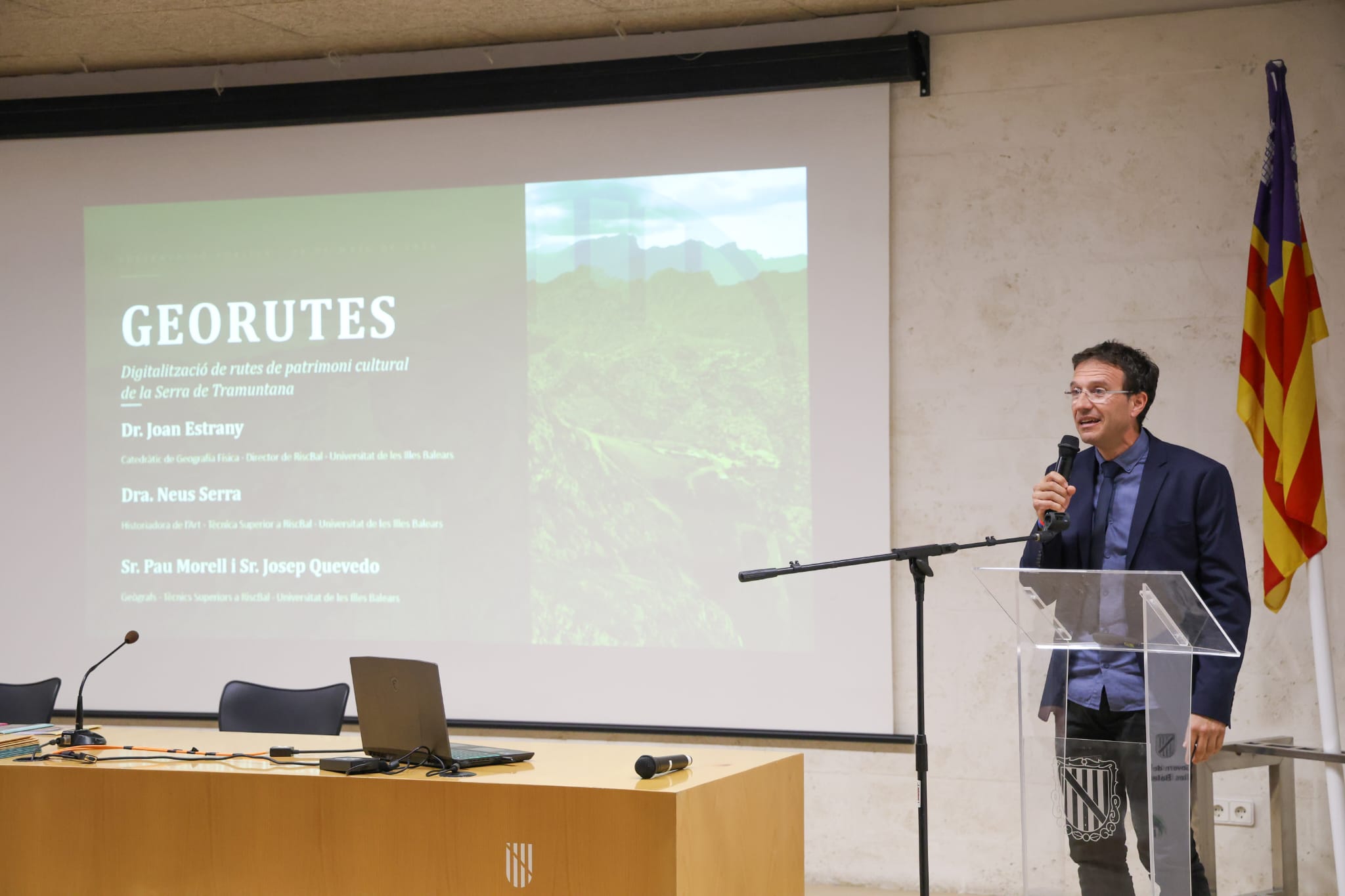 Presentació del projecte «Georutes».
