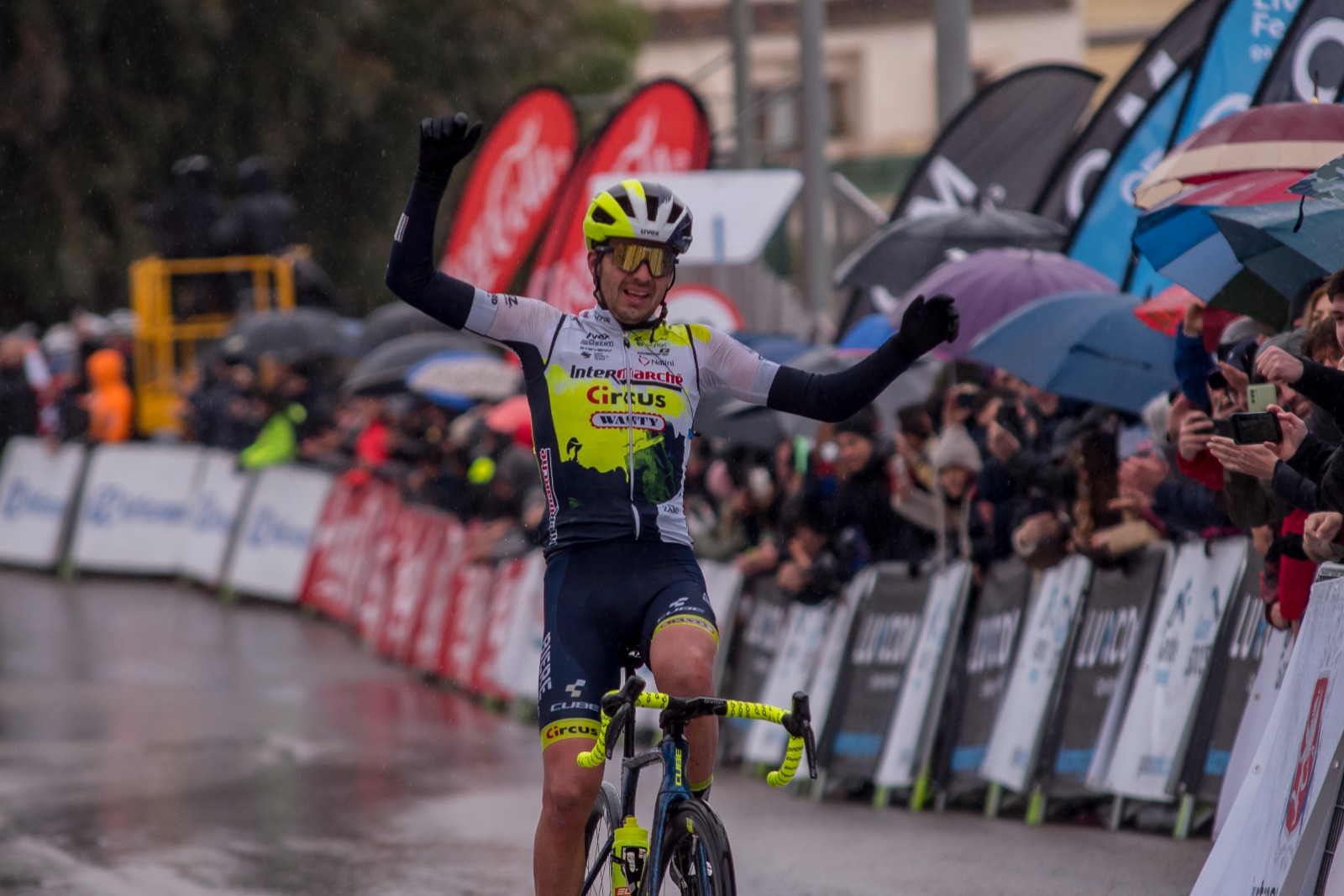 Kobe Goossens, guanyador de la prova. Fotografia de Challenge Mallorca