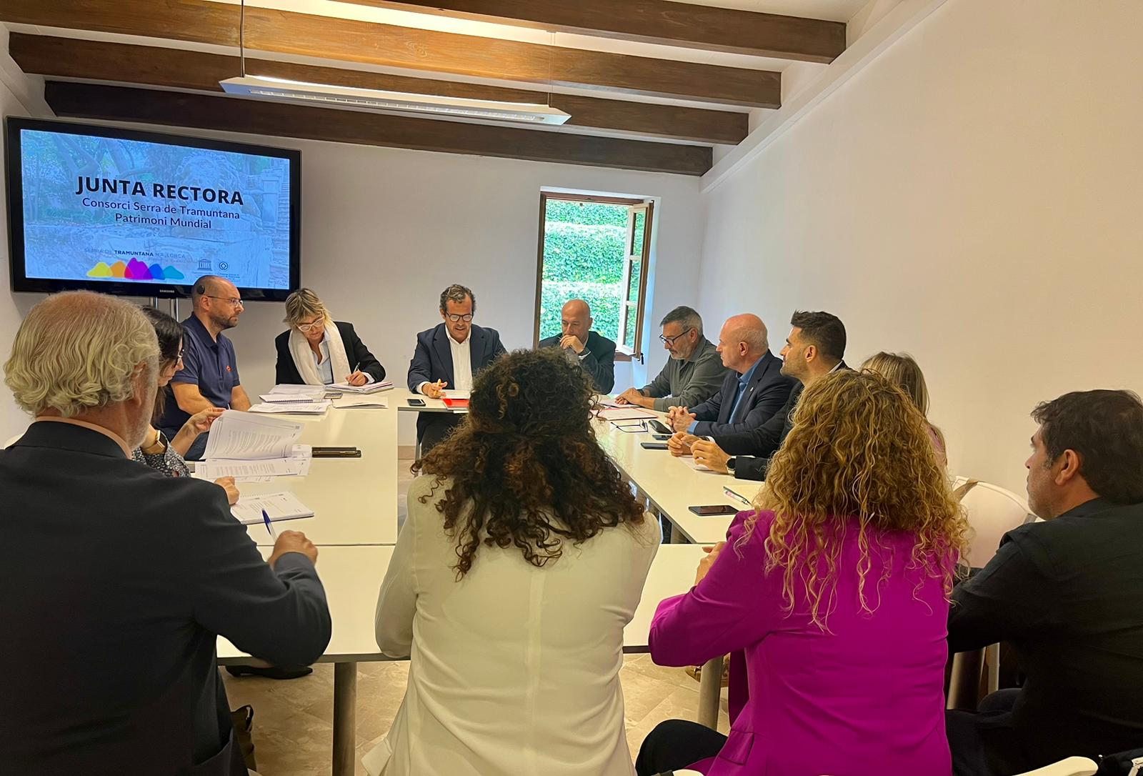 També s'ha celebrat la Junta Rectora on s’ha aprovat el pressupost del Consorci Serra de Tramuntana