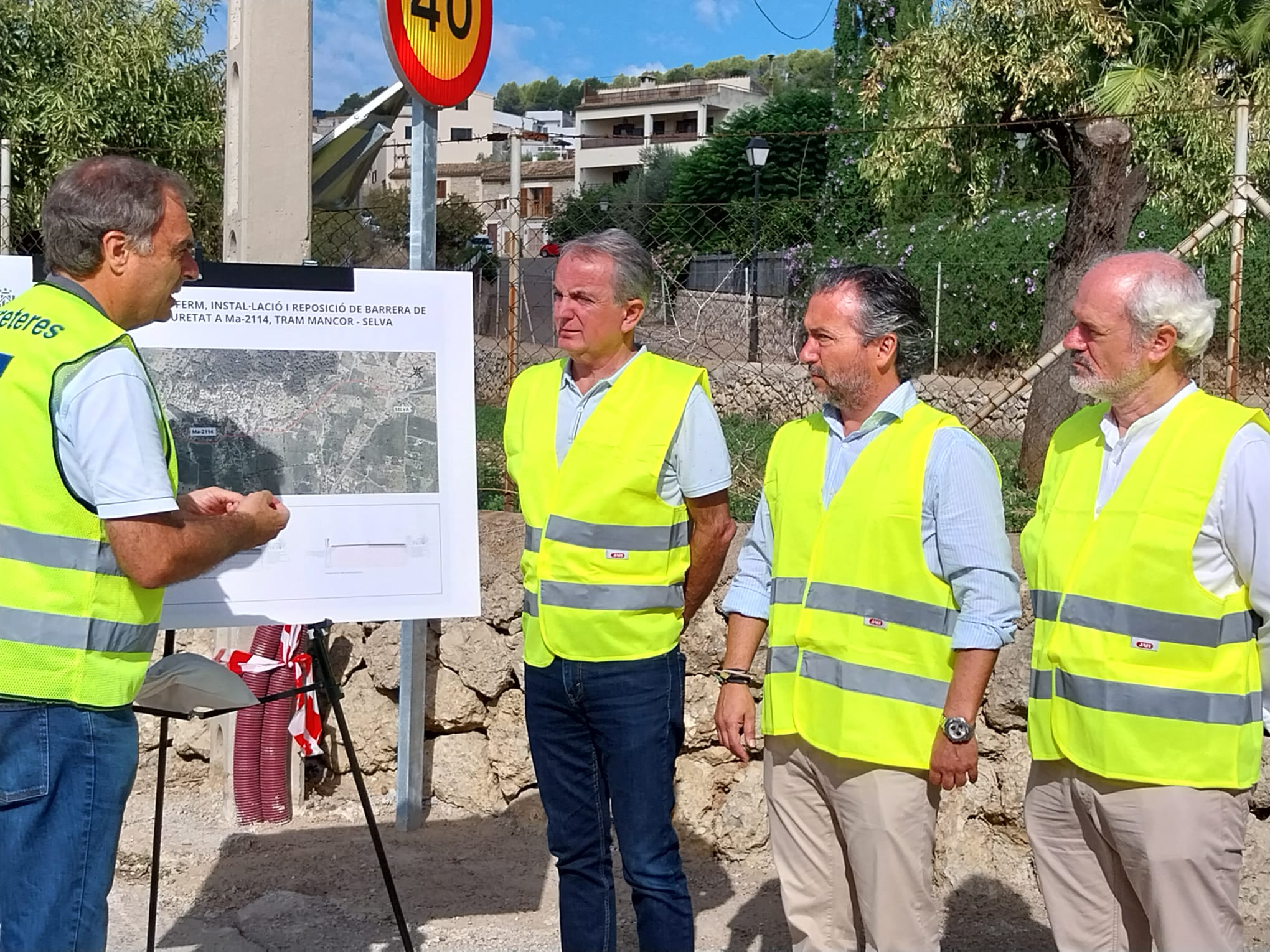 Reforma de la carretera de Selva a Mancor