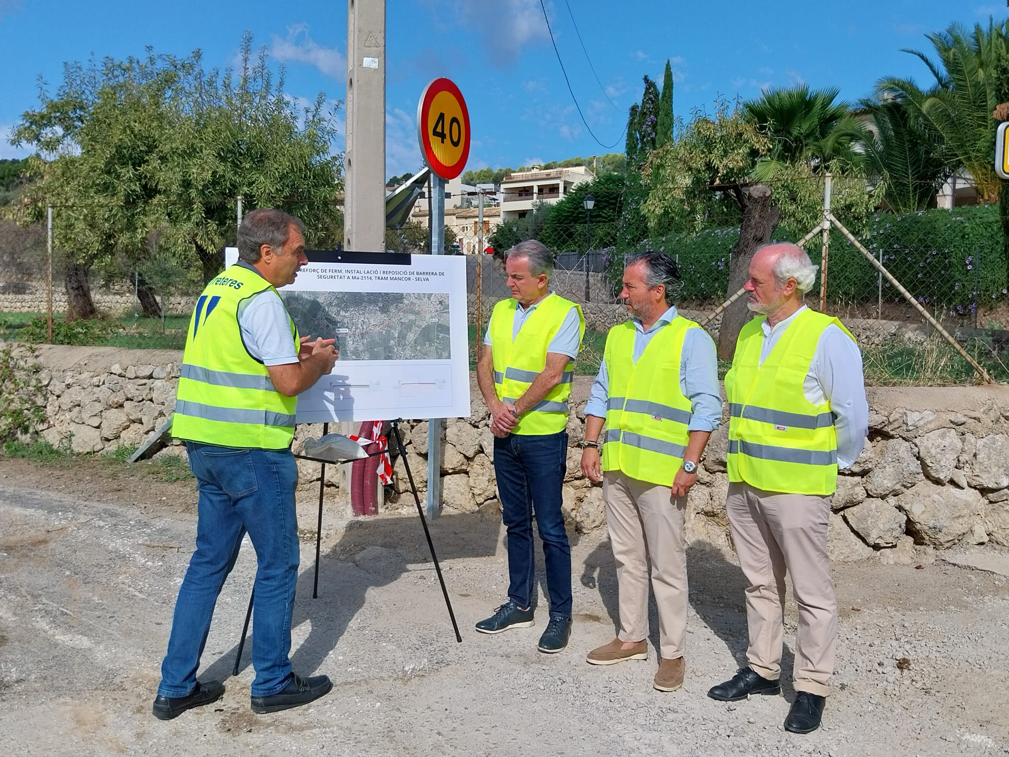 Reforma de la carretera de Selva a Mancor