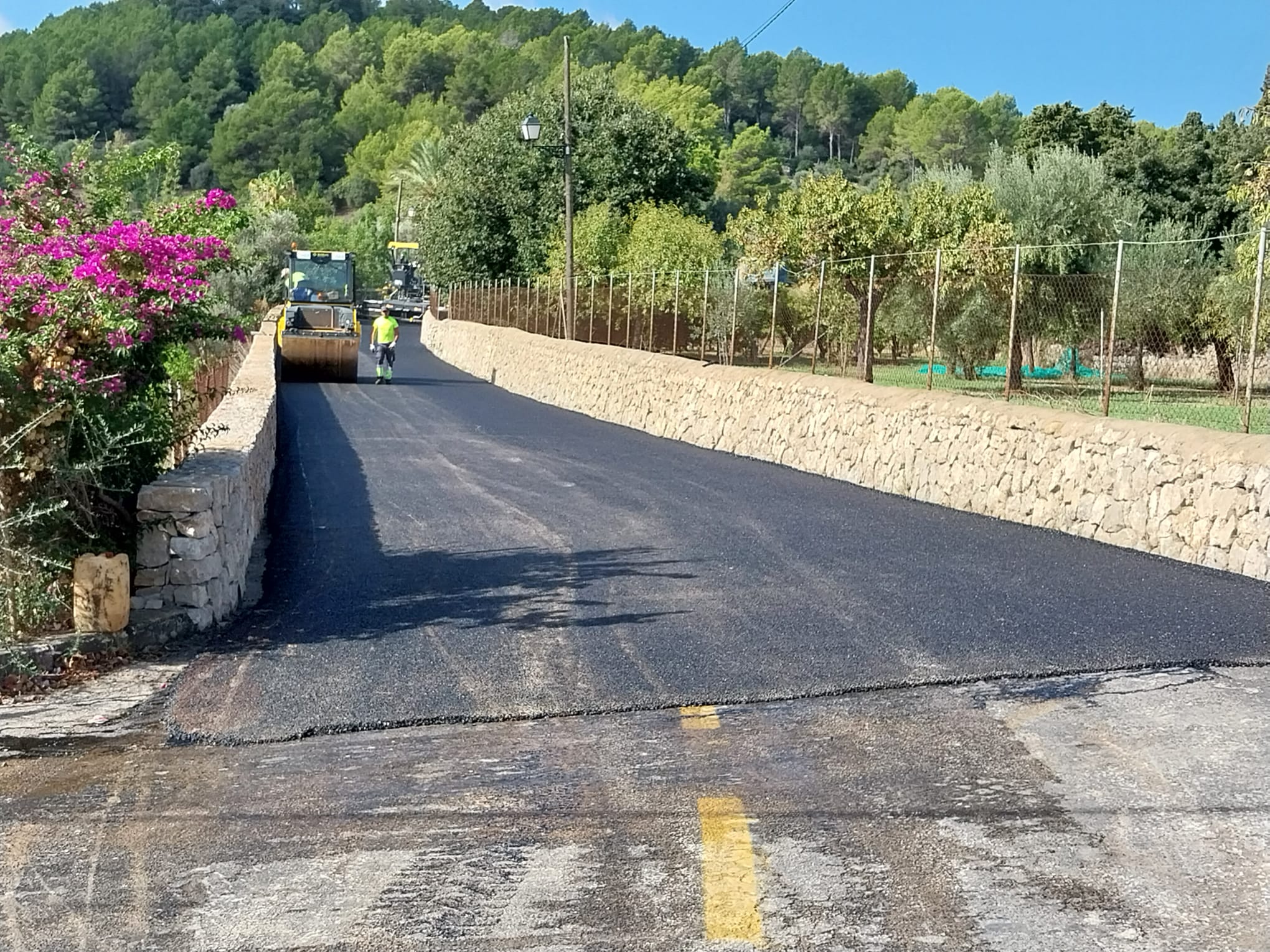 Reforma de la carretera de Selva a Mancor
