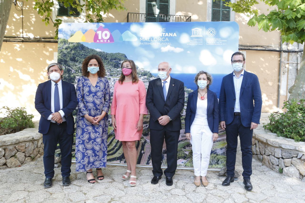 La celebración del 10º aniversario de la Serra de Tramuntana com  Patrimoni Mundial de la UNESCO.