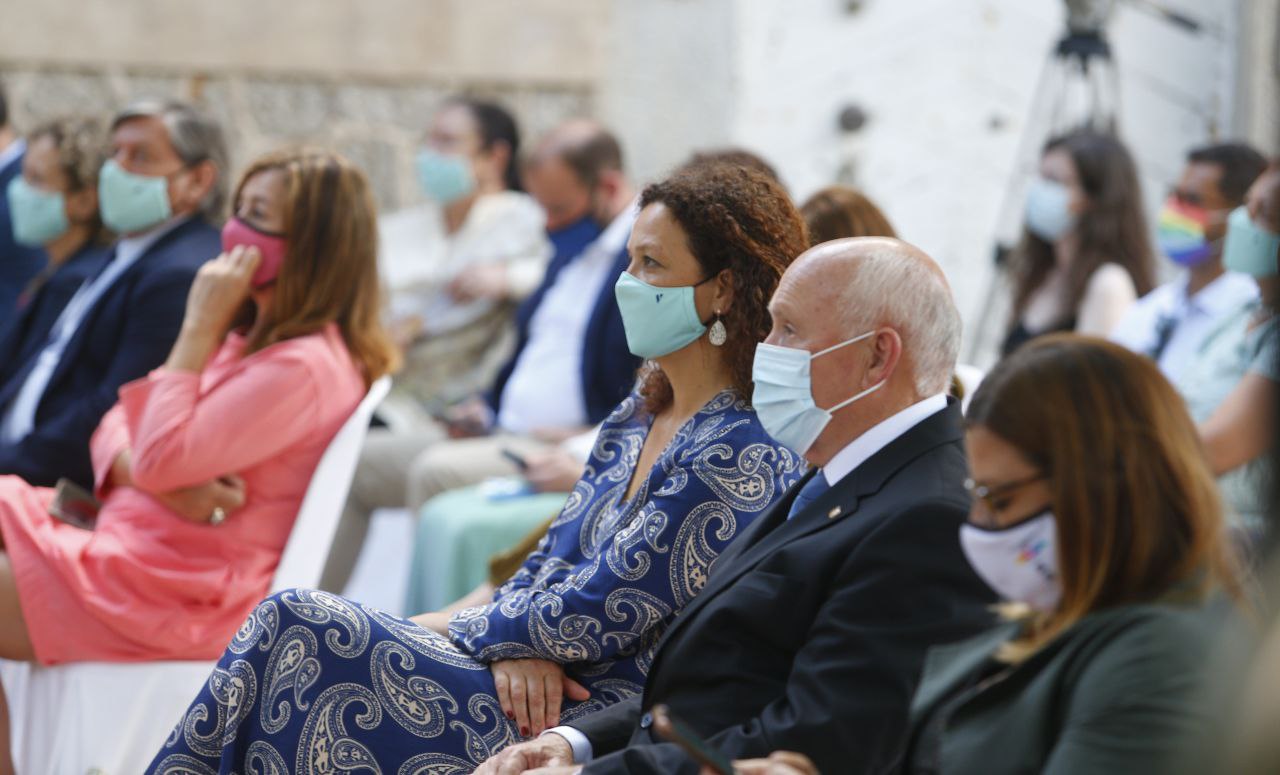 La presidenta Cladera durante la celebración del 10º aniversario de la Serra de Tramuntana como Patrimonio Mundial de la UNESCO.