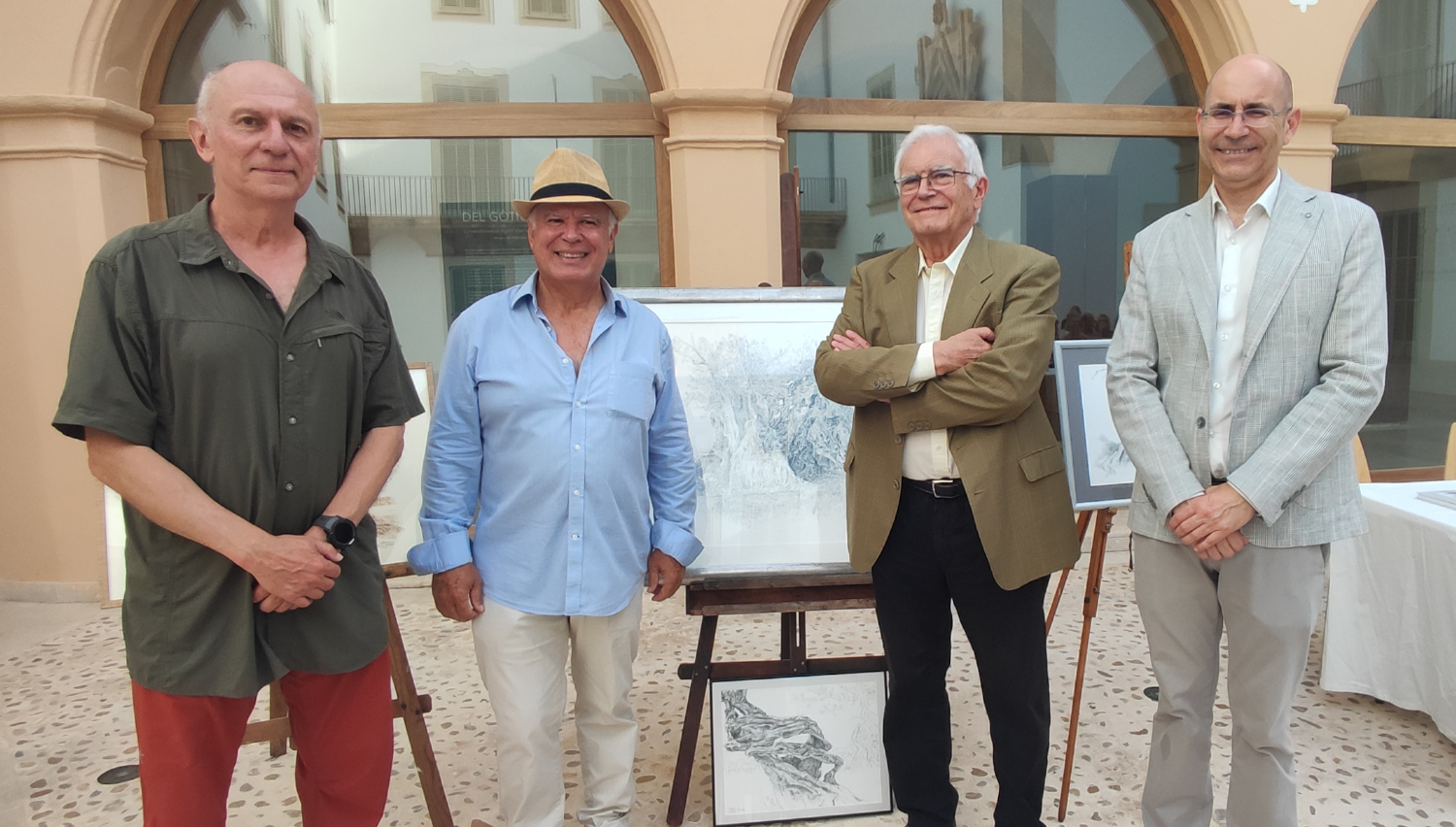Lluís Vallcaneras, Felip Munar, Miquel Trias i Felio Bauzá