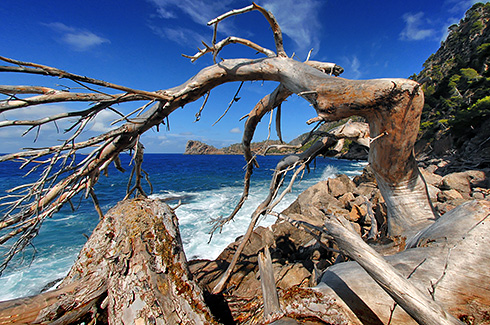 Near Na Foradada, where a great deal of smuggling went on © Photo: Gabriel Lacomba