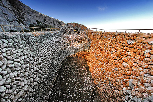 En Galileu ice store, recently restored by the Consell de Mallorca © Photo: Gabriel Lacomba