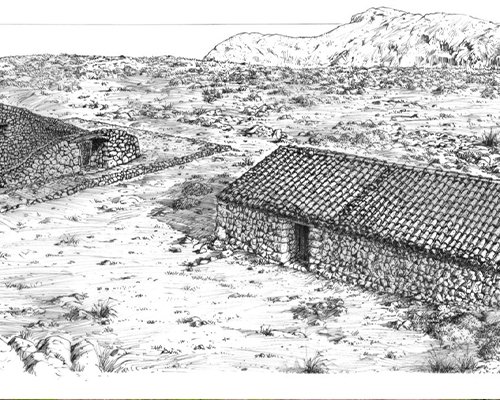 Camino de ses Voltes y casas de nieve de Galileu